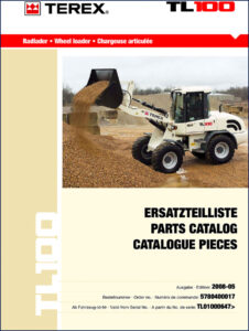 terex tl100 2008 parts catalog, terex parts catalog, terex tl100