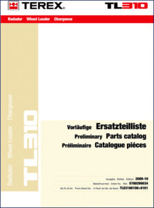 terex tl310 2009 parts catalog, terex parts catalog, terex tl310