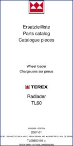 terex tl60 2007 parts catalog, terex parts catalog, terex tl60