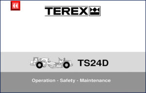 terex ts24d operators manual, terex manual, terex ts24d