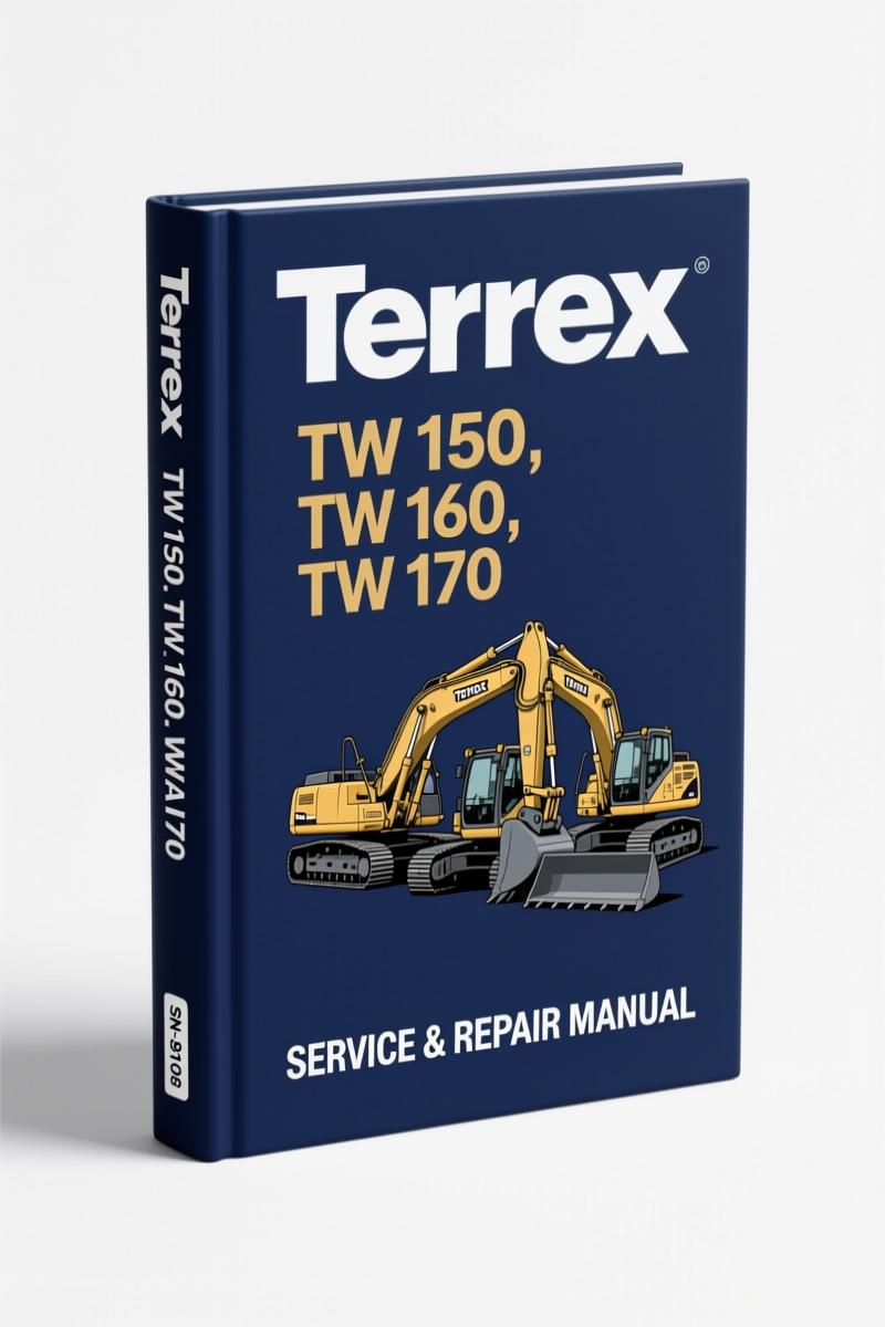 terex tw 150 tw 160 tw 170 2009, terex parts catalog, terex tw