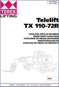terex tx 110, terex manual, terex tx