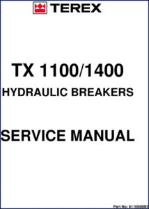 terex tx 1100 tx 1400 service manual, terex service manual, terex tx