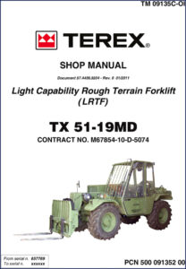 terex tx 51, terex manual, terex tx