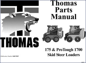 thomas 175 protough 1700 parts catalog, thomas parts catalog, thomas 175