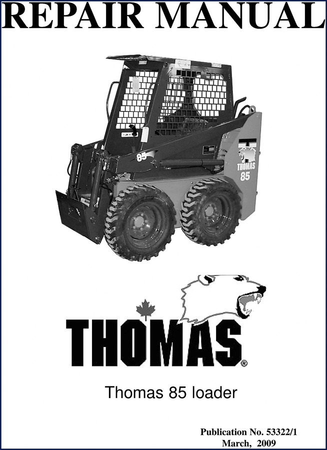 thomas 85, c5000 2009 repair manual, thomas repair manual, thomas 85,