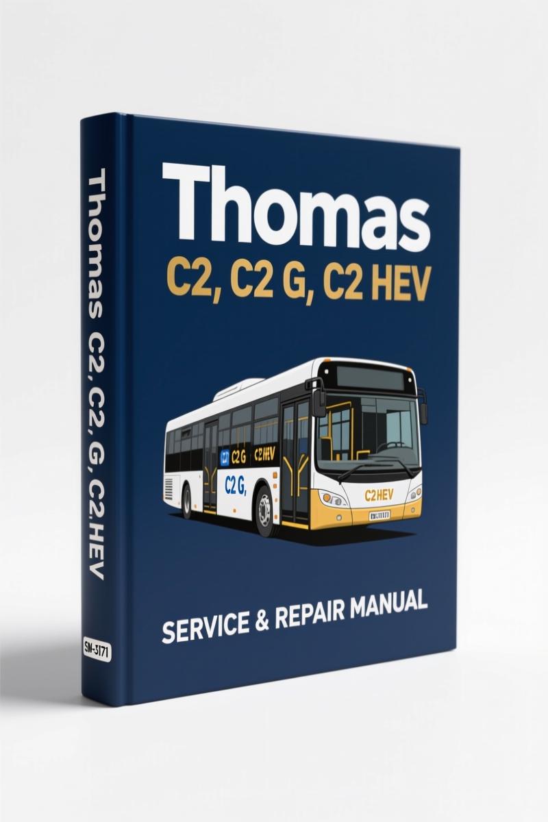 thomas c2, c2 g, c2 hev 2014 service, thomas service manual, thomas c2,