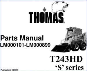 thomas t243hd, 308 t243hd parts catalog, thomas parts catalog, thomas t243hd,