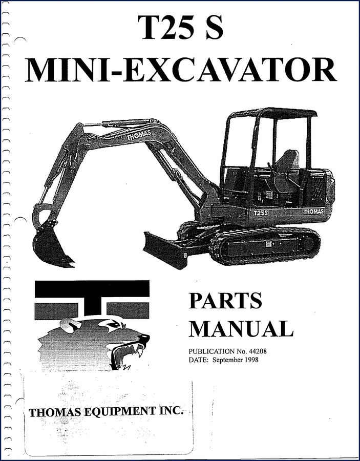 thomas t25 s 1998 parts catalog, thomas parts catalog, thomas t25