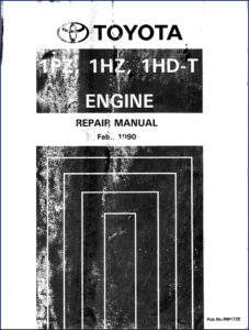 toyota 1pz, 1hz, 1hd, toyota manual, toyota 1pz,