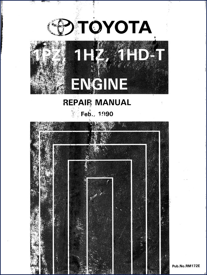 toyota 1pz, 1hz, 1hd, toyota manual, toyota 1pz,