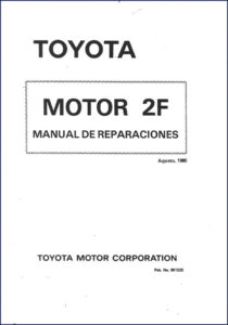 toyota 2f 1980 repair manual, toyota repair manual, toyota 2f