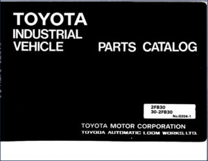 toyota 2fb30 parts catalog, toyota parts catalog, toyota 2fb30