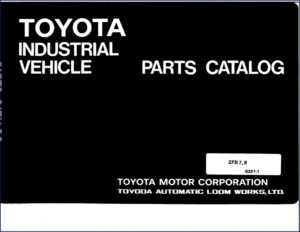 toyota 2fb7 2fb9 parts catalog, toyota parts catalog, toyota 2fb7