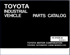 toyota 2fg28, 2fg30 parts catalog, toyota parts catalog, toyota 2fg28,