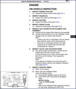 toyota 2gr, toyota manual