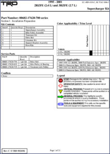 toyota 2rzfe 3rzfe 2002 installation manual, toyota manual, toyota 2rzfe