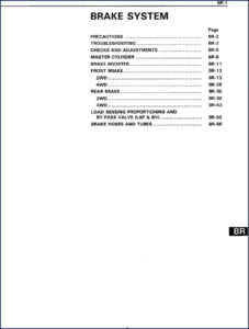 toyota 4wd, 2wd technical manual, toyota manual, toyota 4wd,