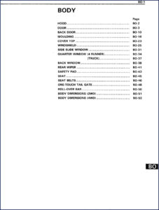 toyota 4 runner service manual, toyota service manual, toyota 4