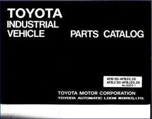 toyota 4fb20 4fb25 4fbj20 4fbj25 parts catalog, toyota parts catalog, toyota 4fb20