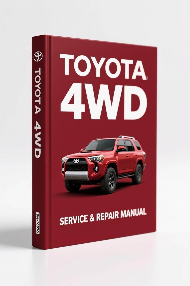 toyota 4wd 2001 technical manual, toyota manual, toyota 4wd