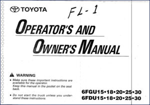 toyota 6fgu15, toyota manual