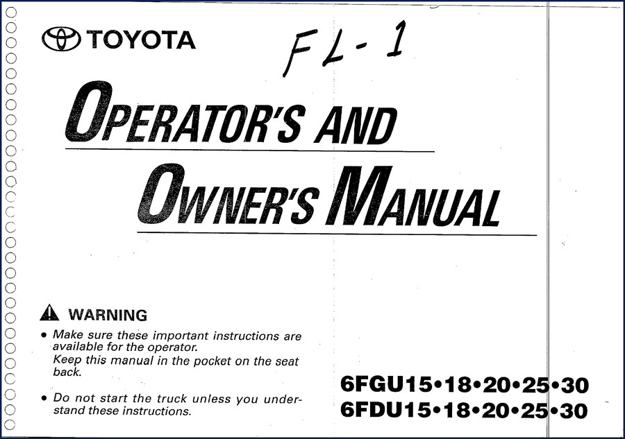 toyota 6fgu15, toyota manual