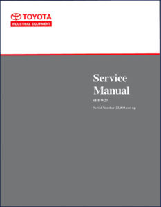 toyota 6hbw23 service manual, toyota service manual, toyota 6hbw23