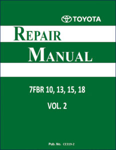 toyota 7fbr10, 7fbr13, 7fbr15, 7fbr18 repair manual, toyota repair manual, toyota 7fbr10,