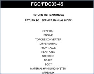 toyota fdc33, fdc35, fdc40, fdc45, fgc33 1982 repair, toyota repair manual, toyota fdc33,