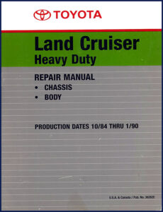 toyota fj62, fj70, bj60, bj70, hj60 1994 repair, toyota repair manual, toyota fj62,