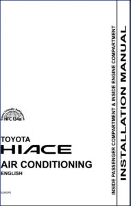 toyota hiace 2006 installation manual, toyota manual, toyota hiace