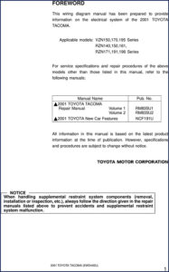 2001 toyota tacoma wiring diagram, toyota wiring diagram, toyota toyota