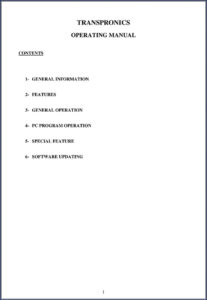transpronics ad900 pro user manual, transpronics manual, transpronics ad900