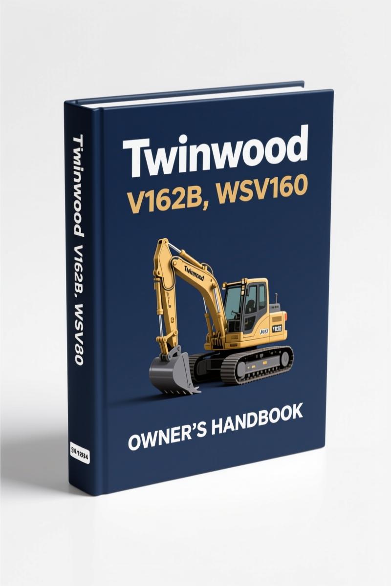 twinwood v162b, wsv160 2006 operators manual, twinwood manual, twinwood v162b,