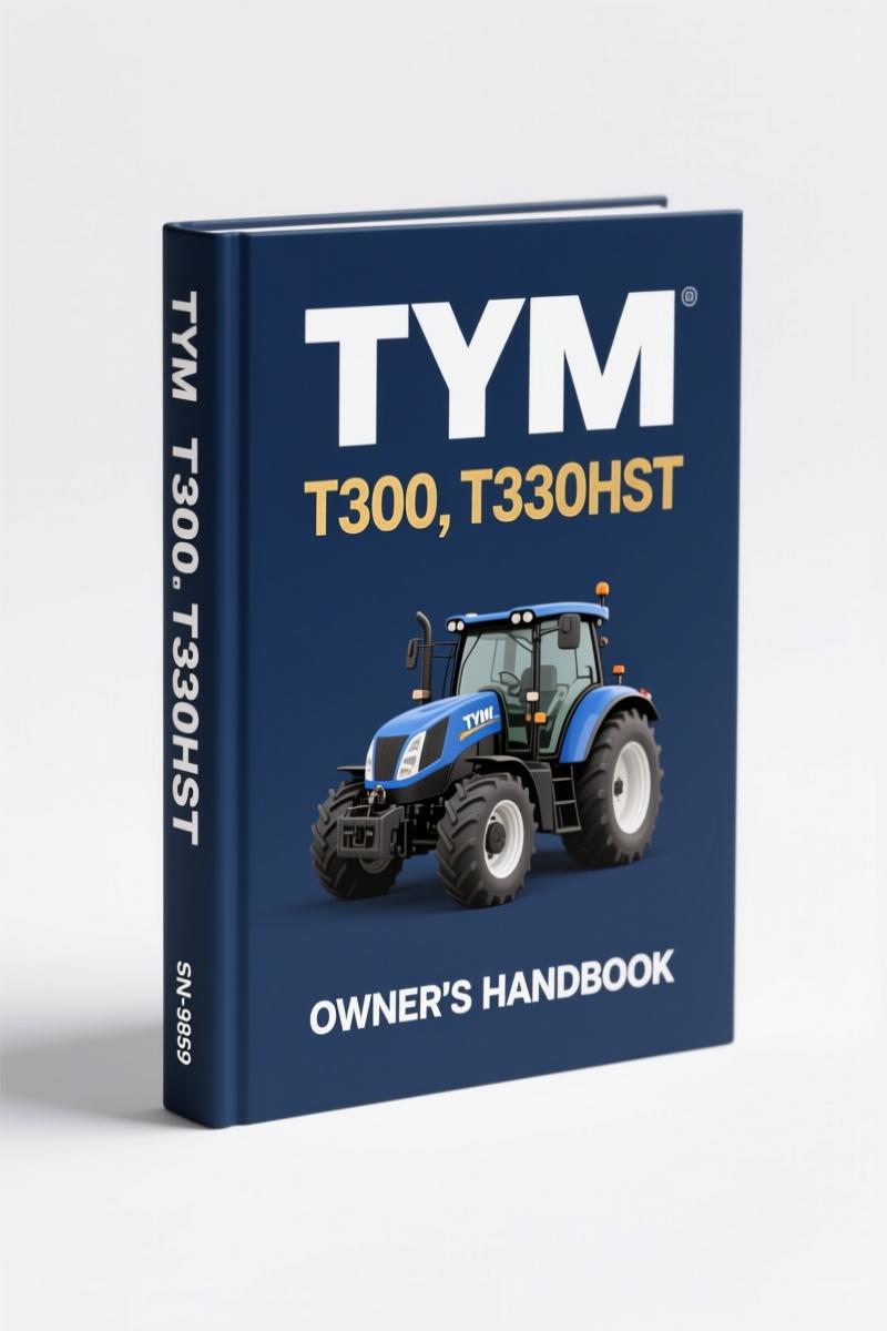tym t300, t330hst operators manual, tym manual, tym t300,