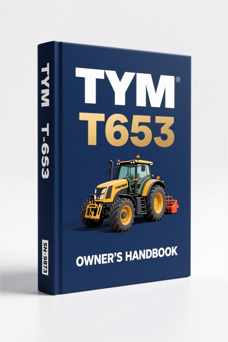 TYM T653 Operators Manual 112 pages factory document