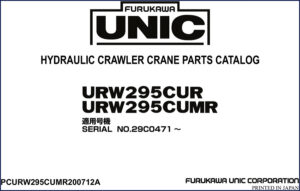 unic urw295cur/urw295cumr 2007 parts catalog, unic parts catalog, unic urw295cur/urw295cumr