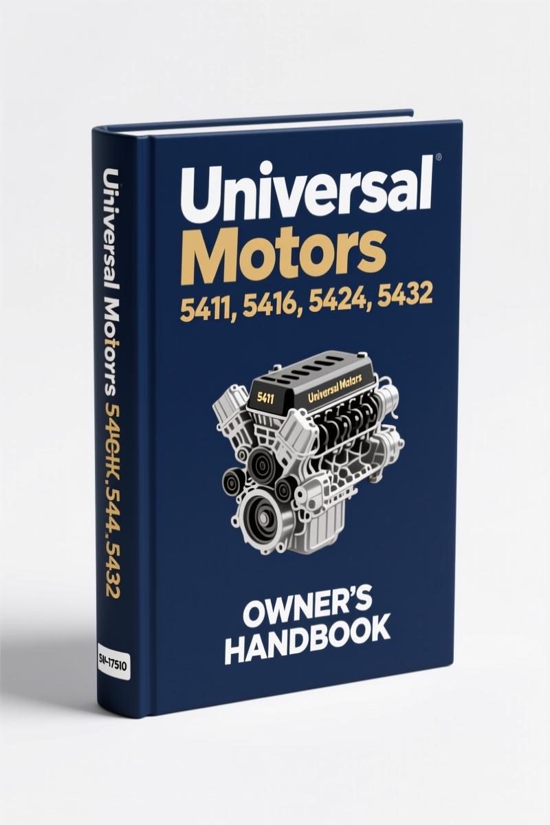 universal motors 5411 5416 5424 5432 operators manual, universal motors manual, universal motors motors