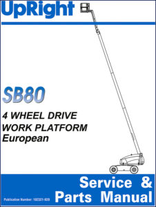 upright sb80 service manual, upright service manual, upright sb80