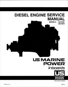 us marine power eh700ti, eh700n service manual, us marine power service manual, us marine power marine