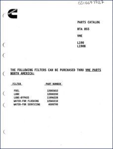 vme l190, l190b parts catalog, vme parts catalog, vme l190,