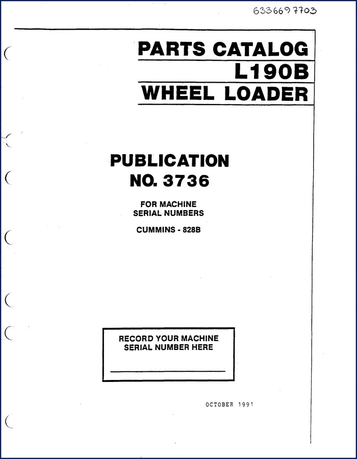 vme l190b 1991 parts catalog, vme parts catalog, vme l190b