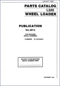 vme l320 1993 parts catalog, vme parts catalog, vme l320