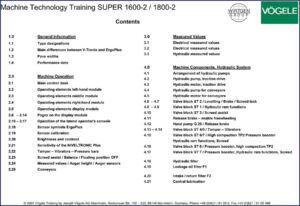 vögele super 1600, vögele manual, vögele super