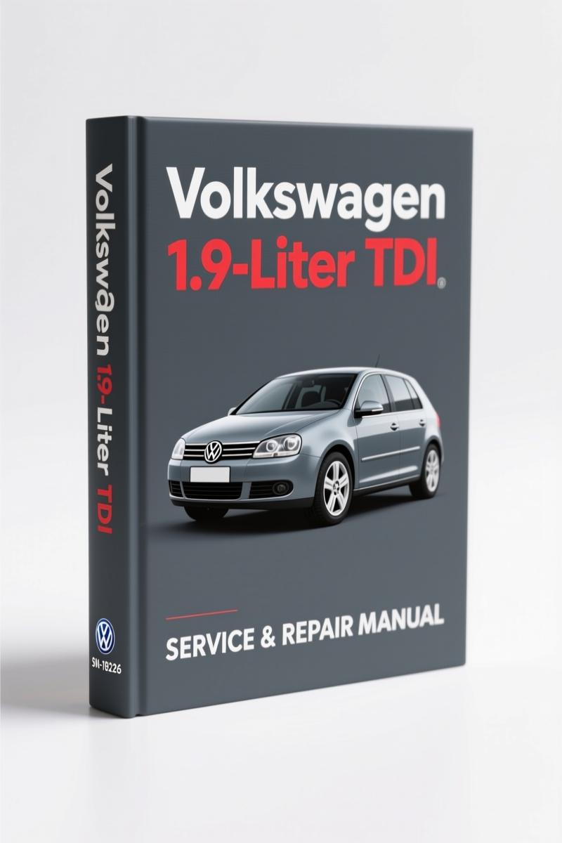 Volkswagen 1.9-Liter TDI 2003 Training Manual cover page