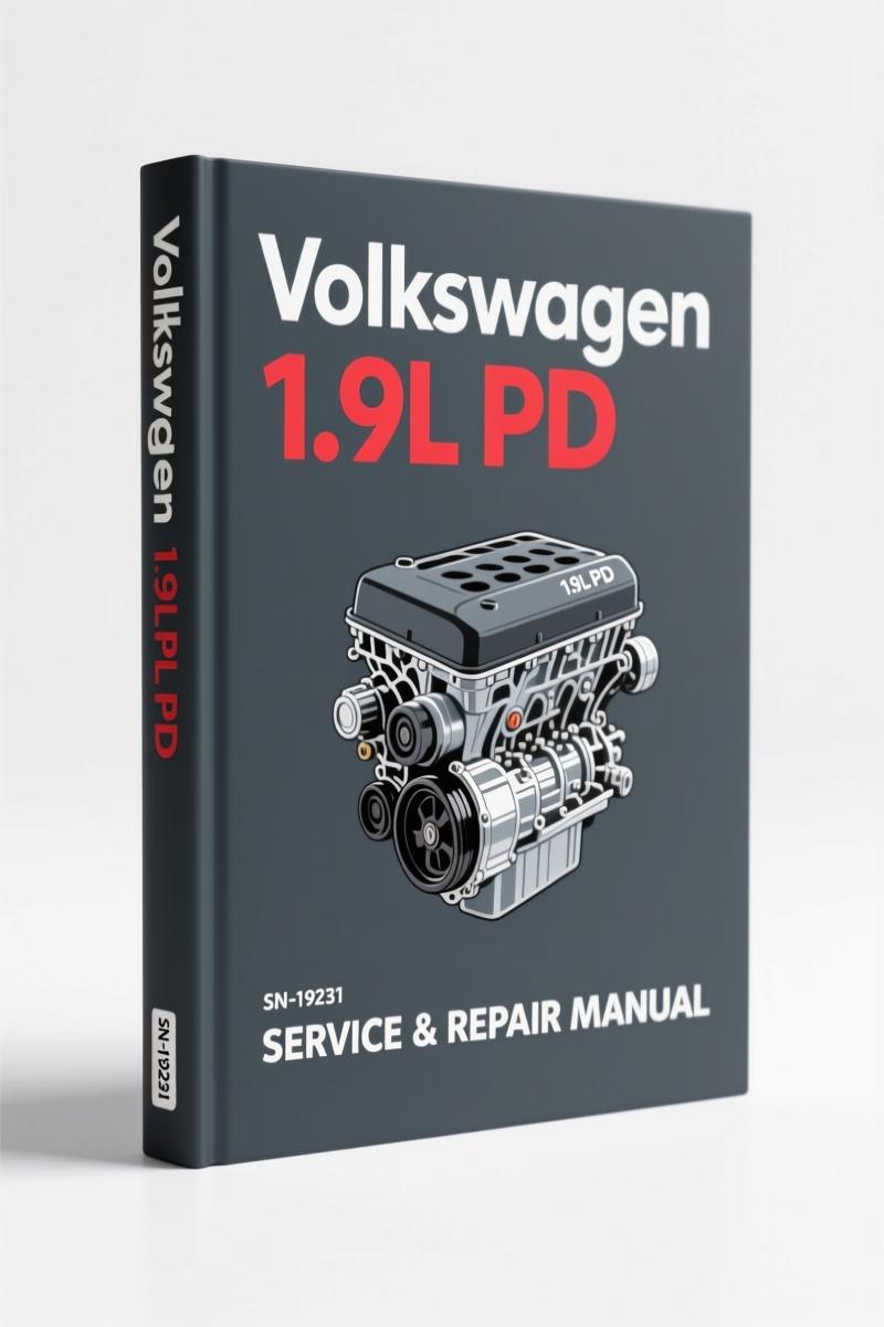 volkswagen 1.9l pd technical manual, volkswagen manual, volkswagen 1.9l