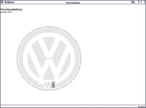 volkswagen arteon 2018 electrical schematic, volkswagen manual, volkswagen arteon