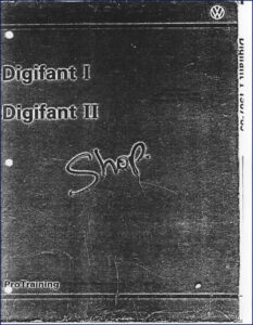 volkswagen digifant i, digifant ii training manual, volkswagen manual, volkswagen digifant
