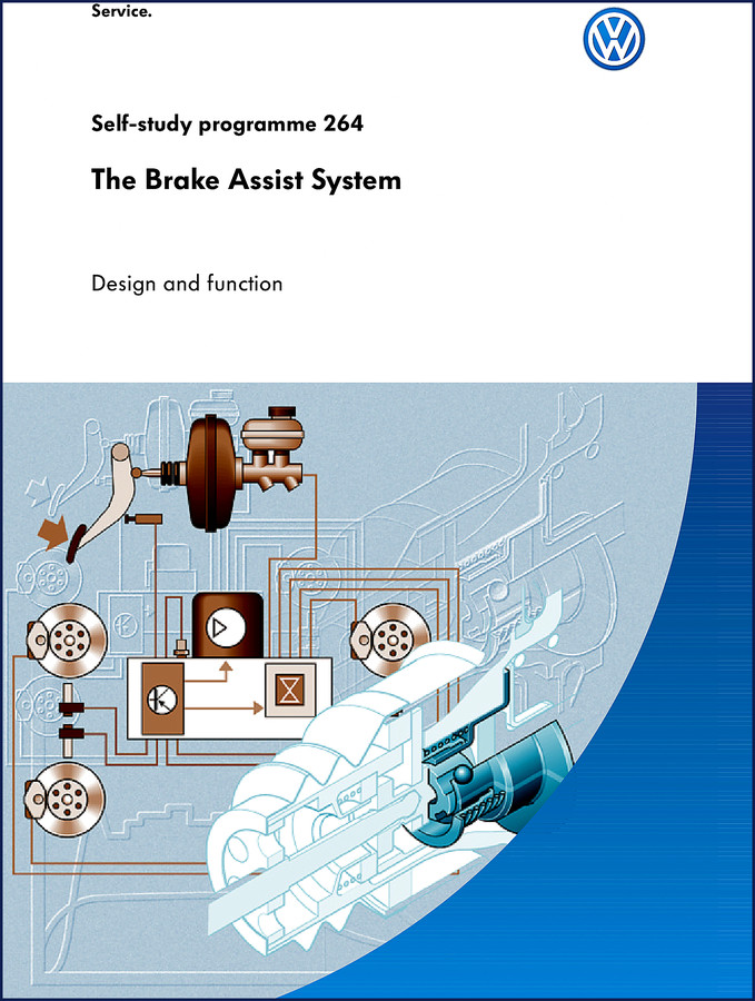vw ssp 264 2000 training manual brake assist, volkswagen manual, volkswagen ssp